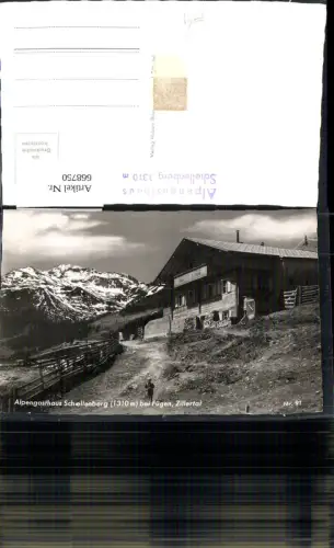 668750,Foto Ak Alpengasthaus Schellenberg b. Fügen im Zillertal