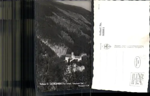 668881,Foto Ak Stans Wallfahrt St Georgenberg b. Schwaz Unterinntal