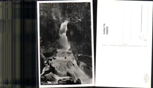 668890,Foto Ak Mayrhofen Stillupwasserfall i. Zillertal Wasserfall