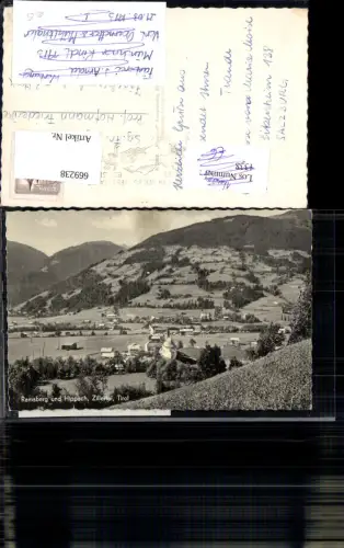 669238,Foto Ak Ramsberg u. Hippach Zillertal