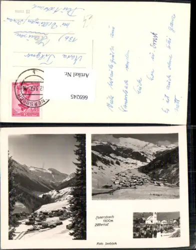669245,Mehrbild Ak Tux Lanersbach Zillertal pub Foto Seeböck