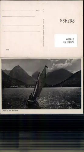 674159,Pertisau am Achensee Segelschiff