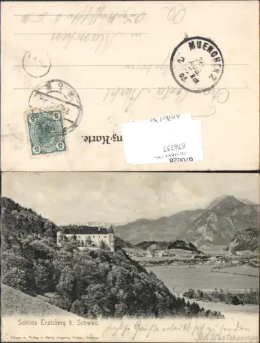 676357,Tratzberg bei Schwaz in Tirol 1905
