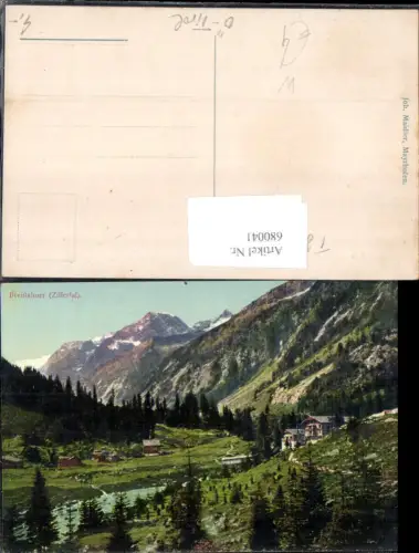 680041 Zillertal Breitlahner Mayrhofen Grinzing