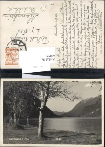 680523 Pertisau am Achensee Baum Ufer