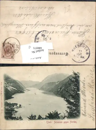 680571 Pertisau am Achensee Partie um 1900