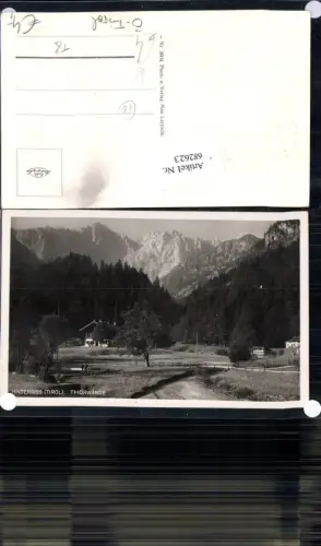 682623 Hinterriss in Tirol Thorwände Schwaz Vomp Eben am Achensee