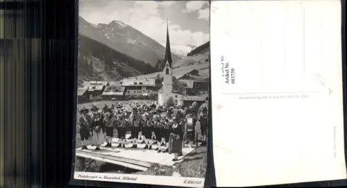 683759 Platzkonzert in Lanersbach im Zillertal Trachten Musikkapelle Mayrhofen