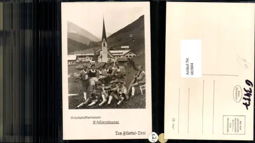 683804 Tux Zillertal Schuhplattlerverein Schuhplattler Trachten Tracht D`Höllenstoaner