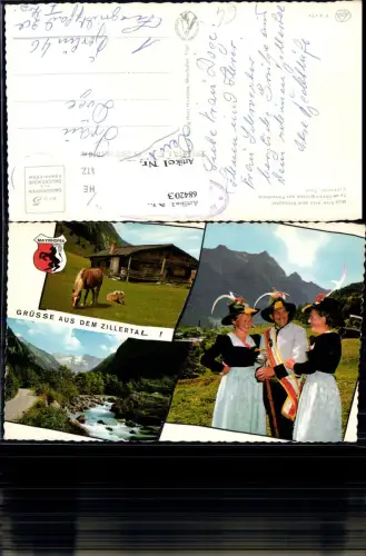 684203 Zillertal Trachten Tracht Finkenberg Trachtengruppe Mayrhofen