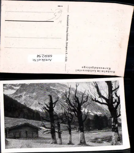 689254 Hochalm im Lalidertal Ahornboden Scharnitz Vomp