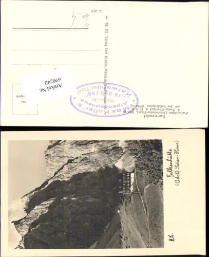 690240 Falkenhütte Adolf Sotier Haus Karwendel In der Eng Vomp