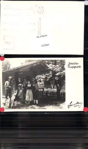 690355 Zillertaler Sängergruppe Tracht Zillertal Mayrhofen Harfe pub Hruschka 3046