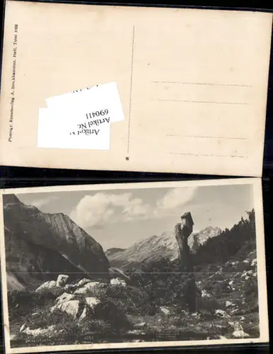 690411 Foto-AK Spielistjoch bei Vorderriß Lenggries Vomp Karwendel