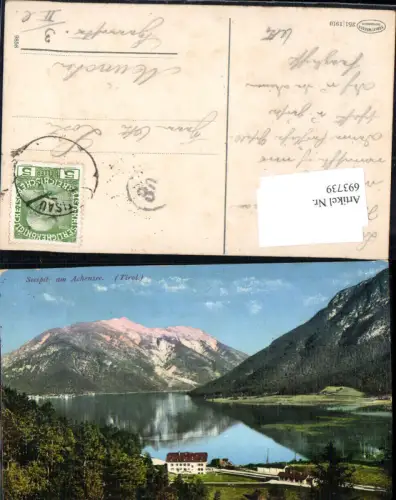 693739 Pertisau am Achensee Seespitz pub Robert Warger 251/1910