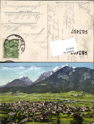 694123 Schwaz in Tirol pub Purger e Co. 13202 gel Deutsch Liebau Mähren