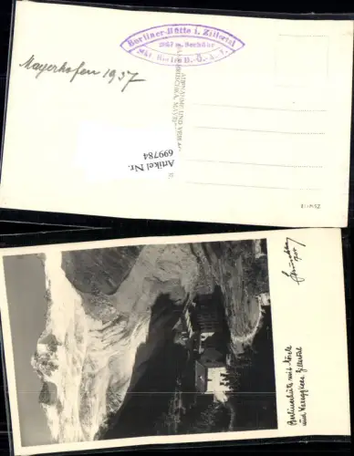 699784 Berliner Hütte bei Mayrhofen Zillertal pub Hruschka 704