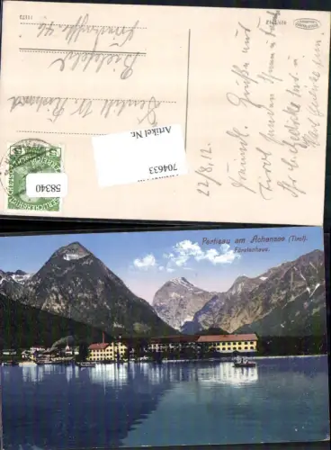 704633 Pertisau am Achensee Fürstenhaus pub Warger Robert 419/1912