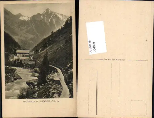 704909 Gasthaus Zillergrund Mayrhofen Zillertal