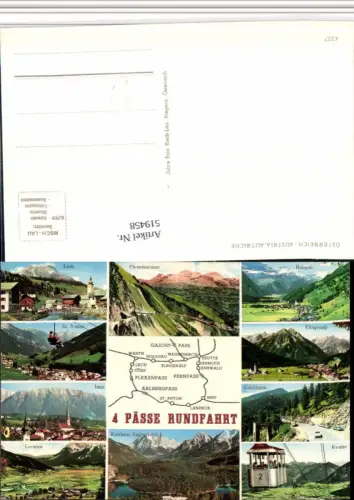 519458,Lech St. Anton Holzgau Lermoos Imst Seilbahn Mehrbildkarte