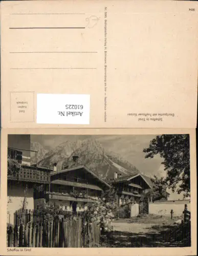 610225,Scheffau i. Tirol Dorfpartie m. Treffauer Kaiser