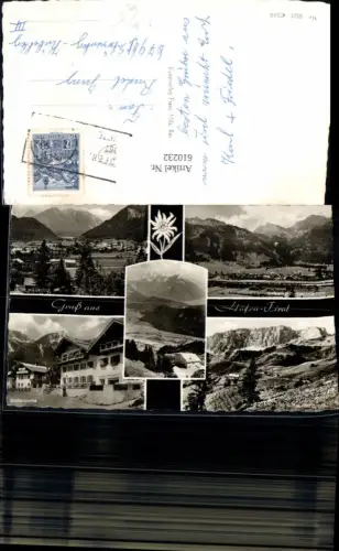 610232,Mehrbild Ak Höfen Tirol Lechtal Straßenpartie Hahnenkamm
