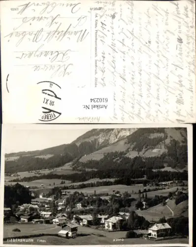 610234,Foto Ak Fieberbrunn Tirol Ansicht