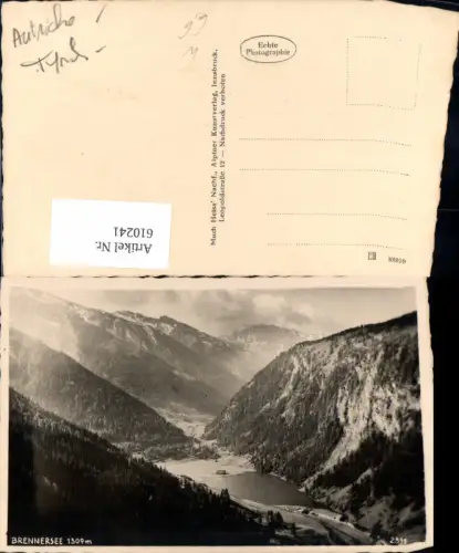 610241,Foto Ak Brennersee Gries am Brenner