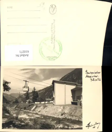 610271,Foto Ak Penkenbahn Mayrhofen Zillertal Seilbahn Gondel pub Hruschka 11
