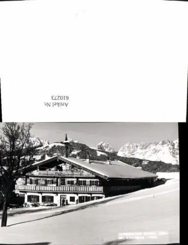 610273,Foto Ak Alpengasthof Schroll b. Kirchberg Tirol Winteransicht