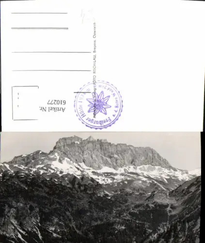 610277,Foto Ak Dalaas Freiburgerhütte u. Rote Wand pub Risch-Lau 3838