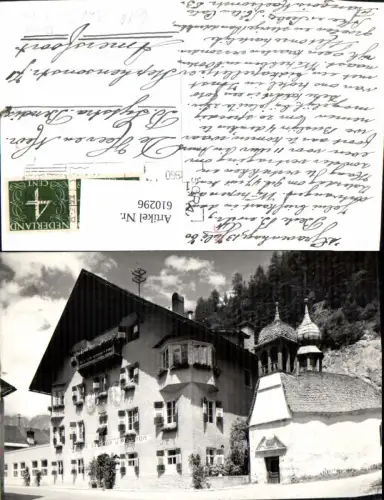 610296,Foto Ak Imst Gasthof Pension Neuners Kirche Kapelle