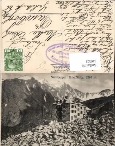 610323,Nürnberger Hütte Stubai Neustift im Stubaital