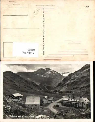 610331,Foto Ak St Christoph a. Arlberg St Anton a. Arlberg