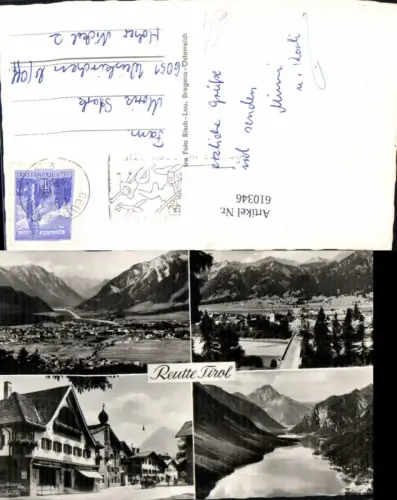 610346,Mehrbild Ak Reutte pub Risch-Lau 3279