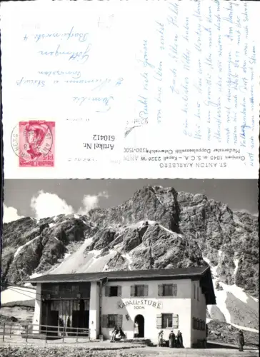 610412,Foto Ak St Anton Arlberg Gampen Kapall-Stube Seilbahn