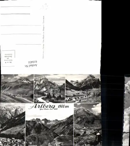 610431,Mehrbild Ak Arlberg Zürs Lech St Anton St Christoph Stuben pub Risch-Lau 4681