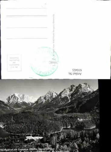 610455,Foto Ak Biberwier Fernpaßgebiet Zugspitze Rasthaus Zugspitzblick pub Risch-Lau 19663