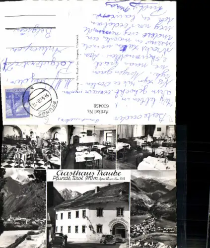 610458,Mehrbild Ak Pfunds Tirol Gasthaus Traube VW Käfer pub Risch-Lau 7113