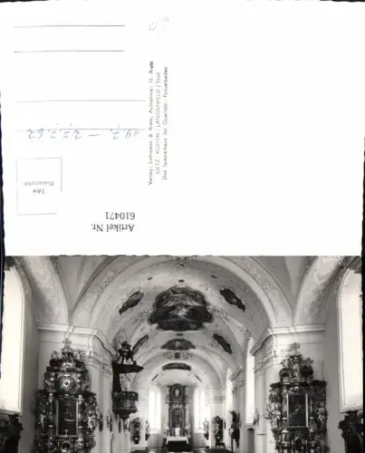 610471,Foto Ak Kirche i. Oetz Ötztal Innenansicht