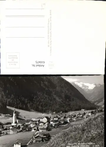 610475,Foto Ak Neustift i. Stubaital geg. Stubaier Gletscher