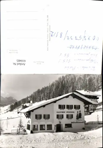 610485,Foto Ak Oberau Wildschönau Gasthof Pension Wildschönauerhof Winteransicht