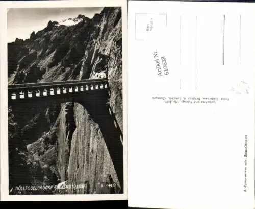 610638,Flexenstraße Höllentobelbrücke Zürs Langen am Arlberg pub Risch Lau 4457