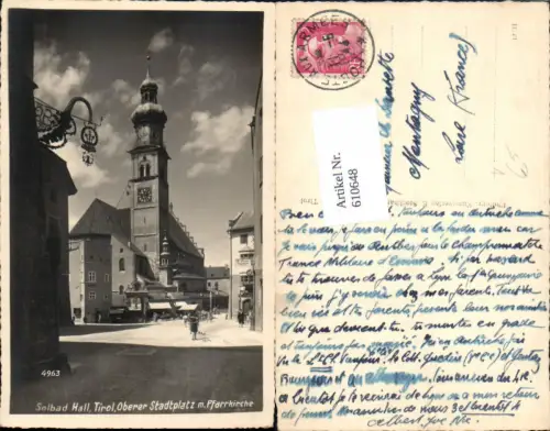 610648,Hall in Tirol Oberer Stadtplatz Pfarrkirche
