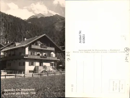 610651,Mayrhofen in Tirol Zillertal Gästeheim Anton Wegscheider