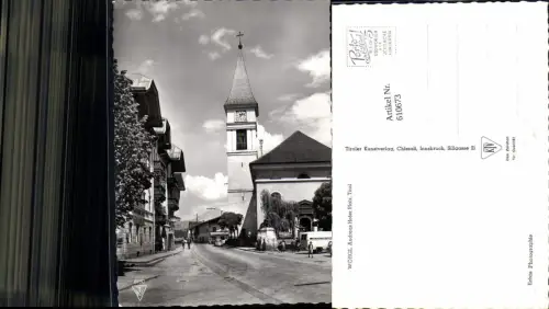 610673,Foto Ak Wörgl Andreas Hofer Platz VW Käfer