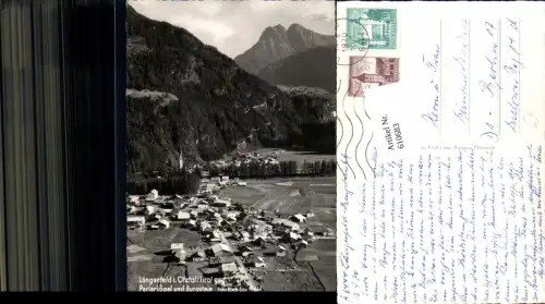 610683,Längenfeld i. Ötztal geg. Perlerkögel u. Burgstein pub Risch-Lau 19614