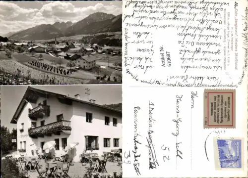610687,Mehrbild Ak Mieders i. Stubai Cafe Bergkranz
