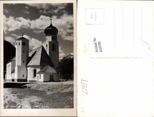 610705,Foto Ak St Anton a. Arlberg Kirche