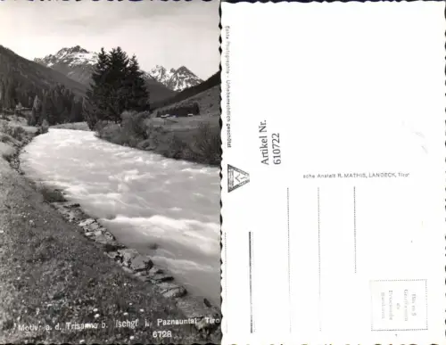 610722,Foto Ak Motiv a. d. Trisanna b. Ischgl i. Paznautal